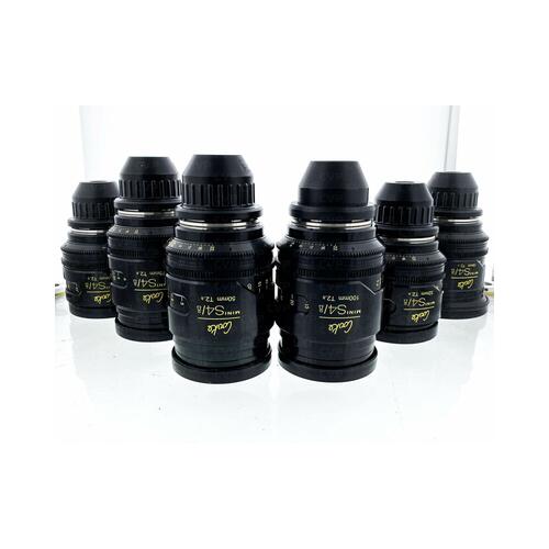 Cooke Mini S4/i T2.8 6 Lens Kit (18, 25, 32, 50, 75, 100mm)