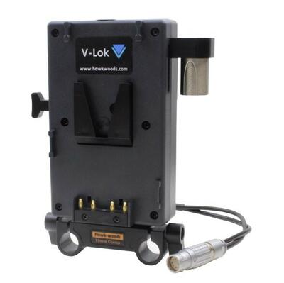 Hawk-Woods (VL-HSI) V-lock Alexa 15mm CF1MA with XLR hot-swap