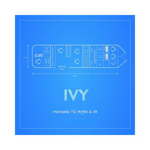 Ivy - Mercedes T2 709D 6.5t OB Vehicle