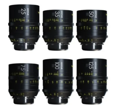 DZOFILM Vespid FF Lens Set (25, 35, 50, 75, 100, 125mm) - PL